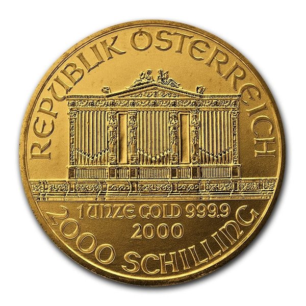 Österreich 2000 Schilling 2001 Wiener Philharmoniker