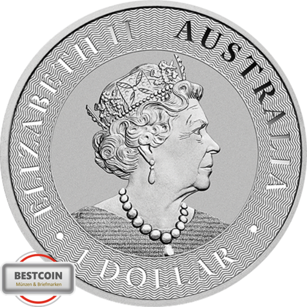Australien 1 Dollar Silber Kangeroo 31,1gr  2021